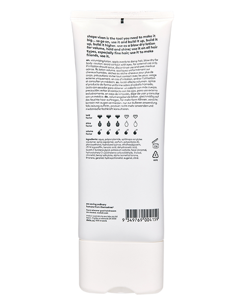 shape vixen volumising lotion