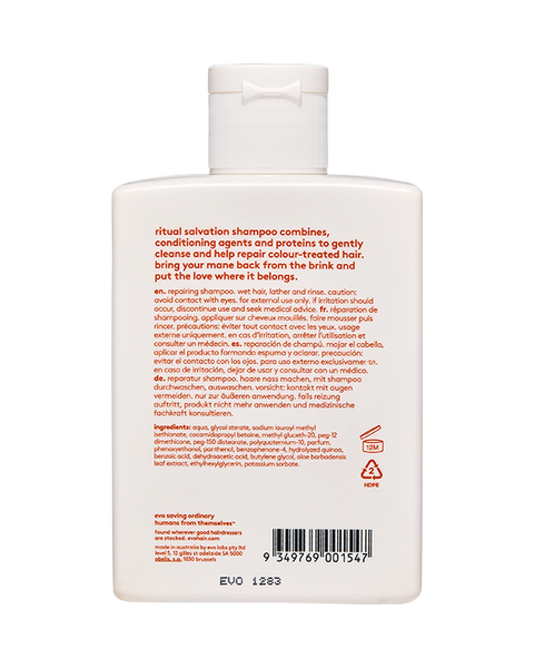 ritual salvation repairing shampoo