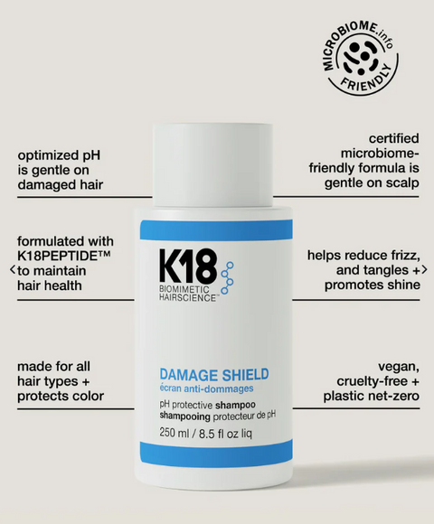 *DAMAGE SHIELD pH protective shampoo