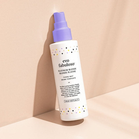 evo fabuloso platinum blonde toning mist